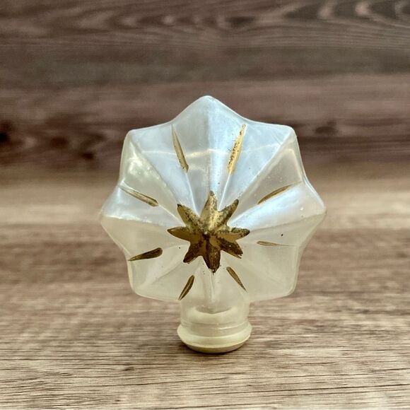 Vintage Frosted Glass Christmas Light Covers Lillian Vernon - Set of 6 - Picture 5 of 12